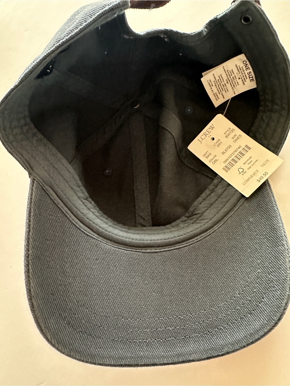 NWT J.crew Baseball cap | Blue - Picture 7 of 8
